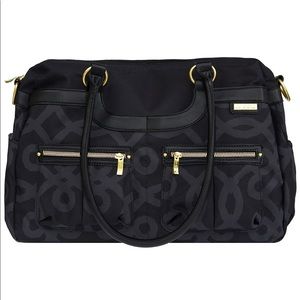 New JJ Cole Diaper Bag, Black/Gold Never Used